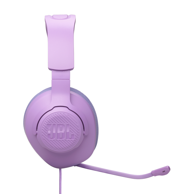 JBL Quantum 100M2 - Purple - Wired over-ear gaming headset with detachable mic and mute option - Right image number null